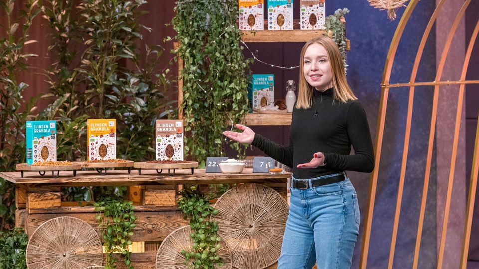 "Peas of Joy"-Gründerin: Dr. Michelle Luckas präsentierte in der "Höhle der Löwen" ihr Start-up "Peas of Joy" Dr. Michelle Luckas präsentierte in der "Höhle der Löwen" ihr Start-up "Peas of Joy"