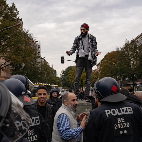 Pro Palästina-Demonstration in Berlin-Neukölln