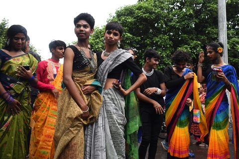 Pride-Parade in Kolkata in Indien