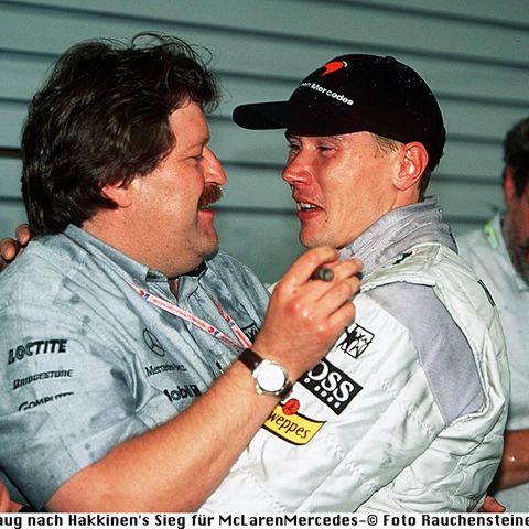 Mika Häkkinen und Norbert Haug