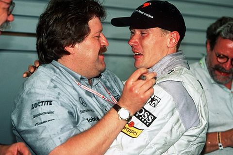 Mika Häkkinen und Norbert Haug
