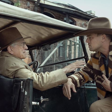 Szenenbild „Killers of the Flower Moon“ (Apple) 2023 mit Robert De Niro und Leonardo di Caprio