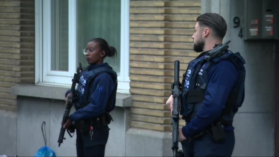 Video: Angreifer in Brüssel von Polizei erschossen