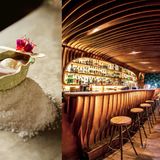 Platz 4: Paradiso in Barcelona  Das Paradiso hat einen der ungewöhnlichsten Eingänge überhaupt: Man gelangt durch den Kühlschrank eines Pastrami-Ladens dorthin. Schwierigkeiten die Bar zu finden, gibt es heutzutage nicht mehr. Die Warteschlangen weisen den Weg. Im vorherigen Jahr wurde sie zur besten Bar der Welt gewählt.  Besondere Drinks: On Fire, ein Milchpunsch-Cocktail zum Teilen mit Bourbon, Oloroso Sherry, Tahini, Süßkartoffeln und geräucherter Milch, ist ein Highlight. Der Cocktail wird in einer durchsichtigen, runden Schale serviert, deren Garnierungen im Paradiso-Labor kreiert wurden, um die Vorfahren der Menschheit darzustellen, die um ein Feuer saßen.