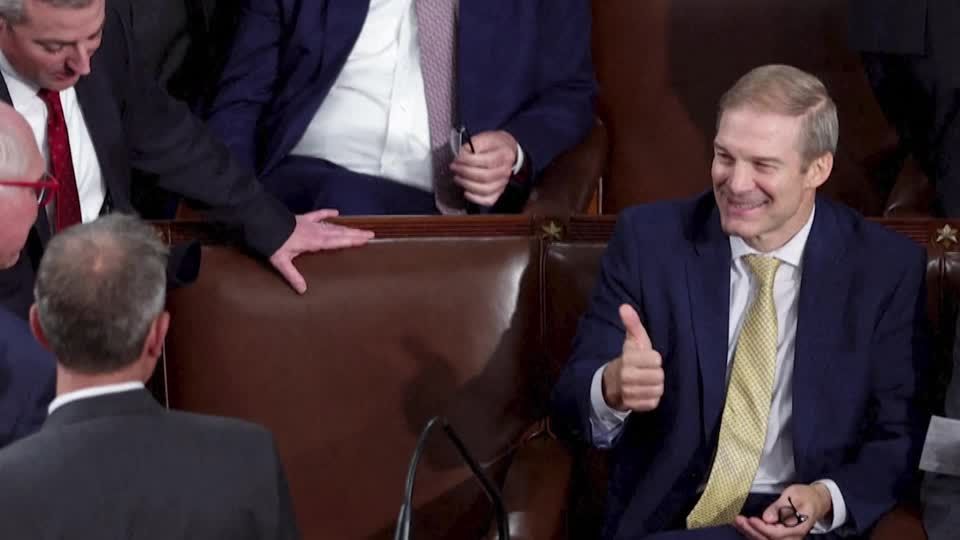 Video: Wahl zum US-Kongresschef: Jordan im ersten Anlauf gescheitert
