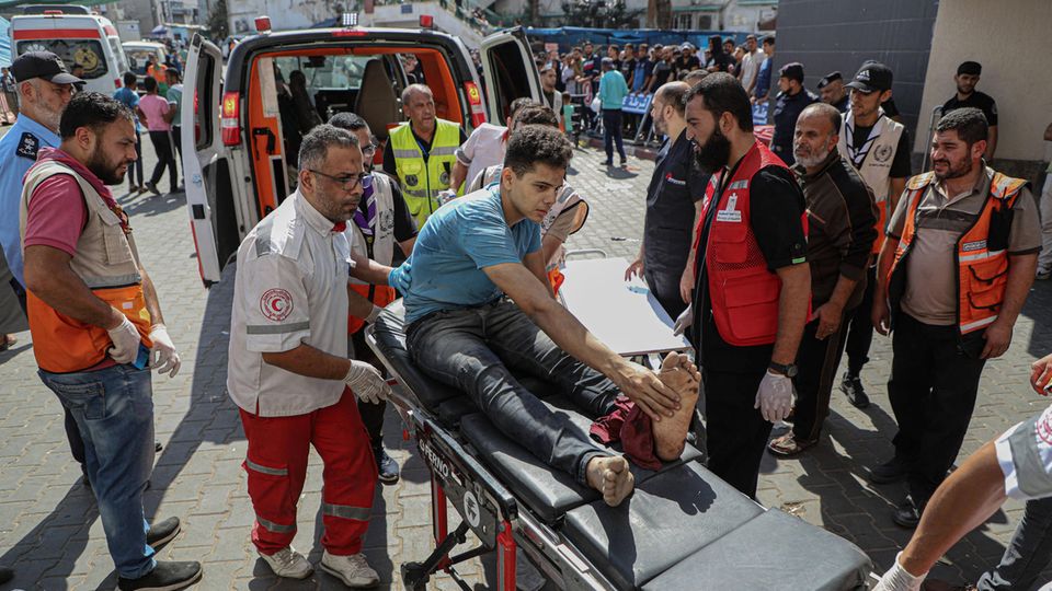 Raketeneinschlag Krankenhaus Gazastreifen