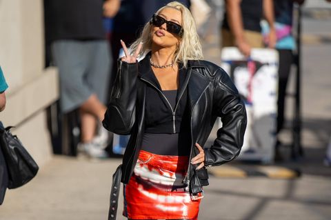 Christina Aguilera posiert in Los Angeles für die Kameras