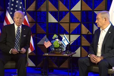 Video: Biden vermeidet in Israel klare Schuldzuweisung nach Explosion