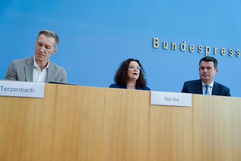 Daniel Terzenbach, Andrea Nahles, Hubertus Heil