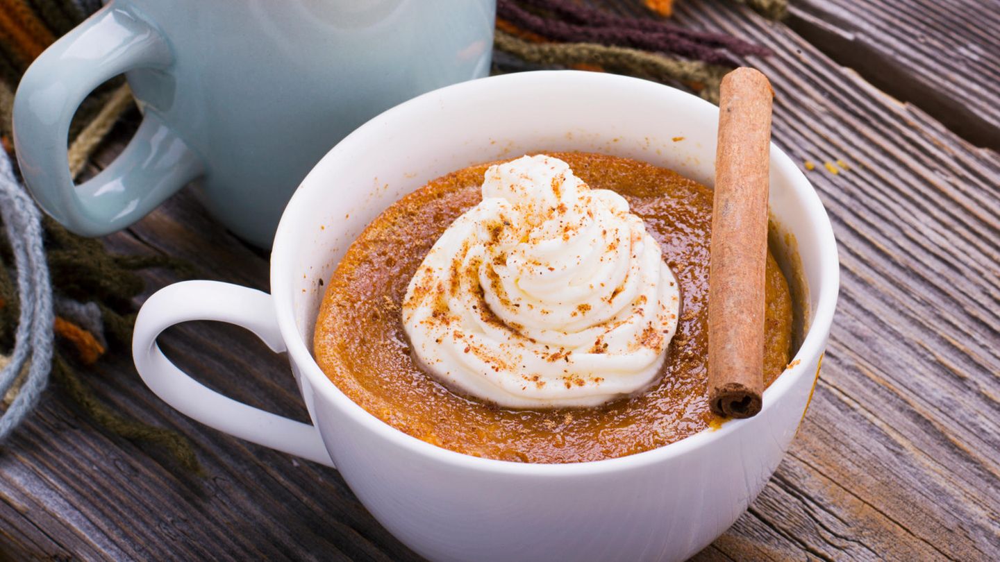 Kürbis-Tassenkuchen Rezept