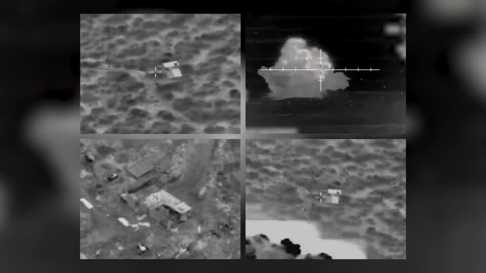 Video: Israels Militär veröffentlicht Bilder von Luftangriffen Video: Israels Militär veröffentlicht Bilder von Luftangriffen