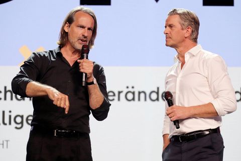 Richard David Precht und Markus Lanz