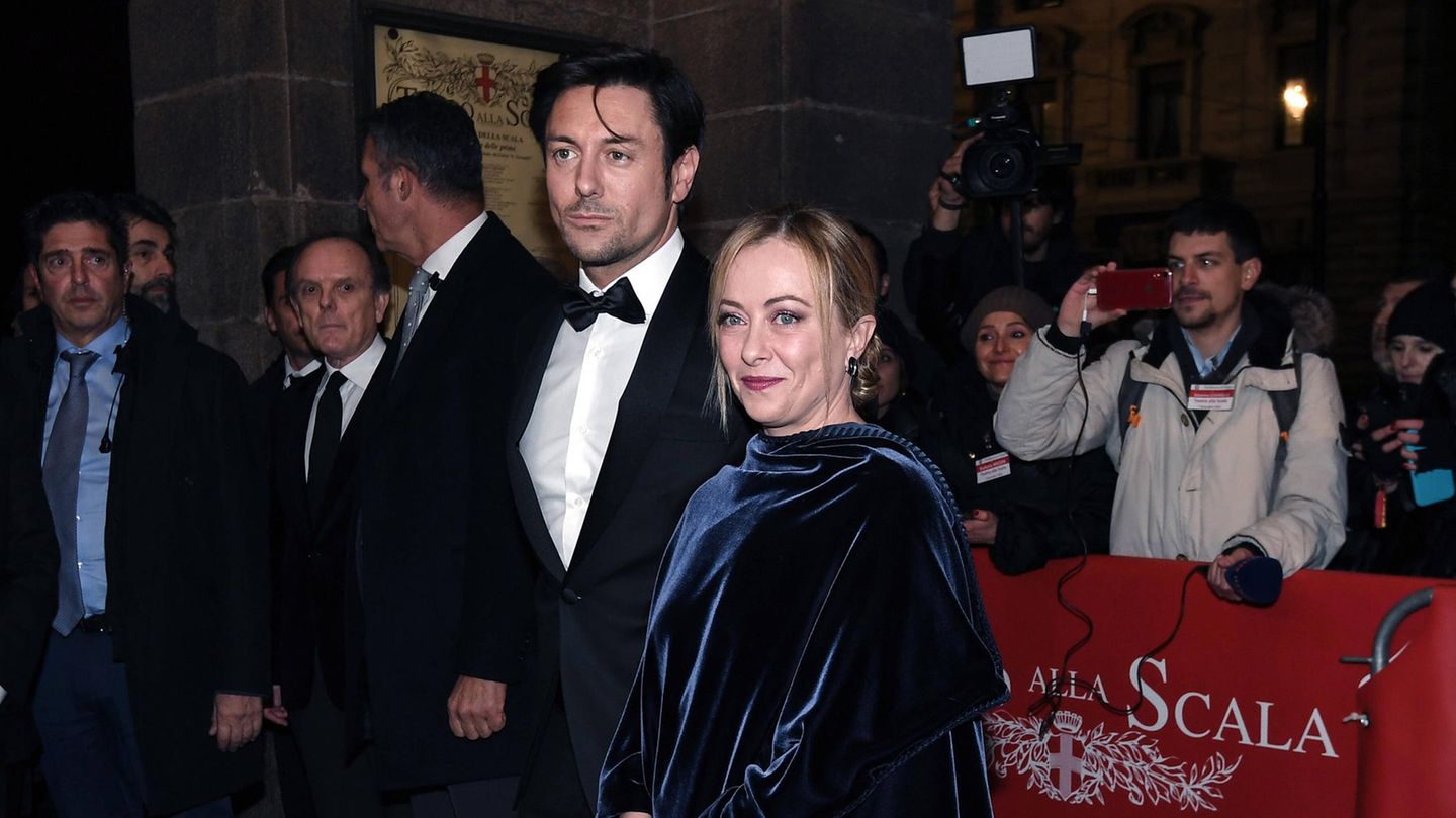 Italiens Ministerpräsidentin Giorgia Meloni und ihr langjähriger Partner Andrea Giambruno