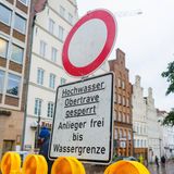 In Lübeck wurden einzelne Straßen abgesperrt