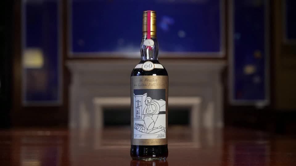 Video: Eine Flasche Whisky? Macht 1,3 Millionen Euro!