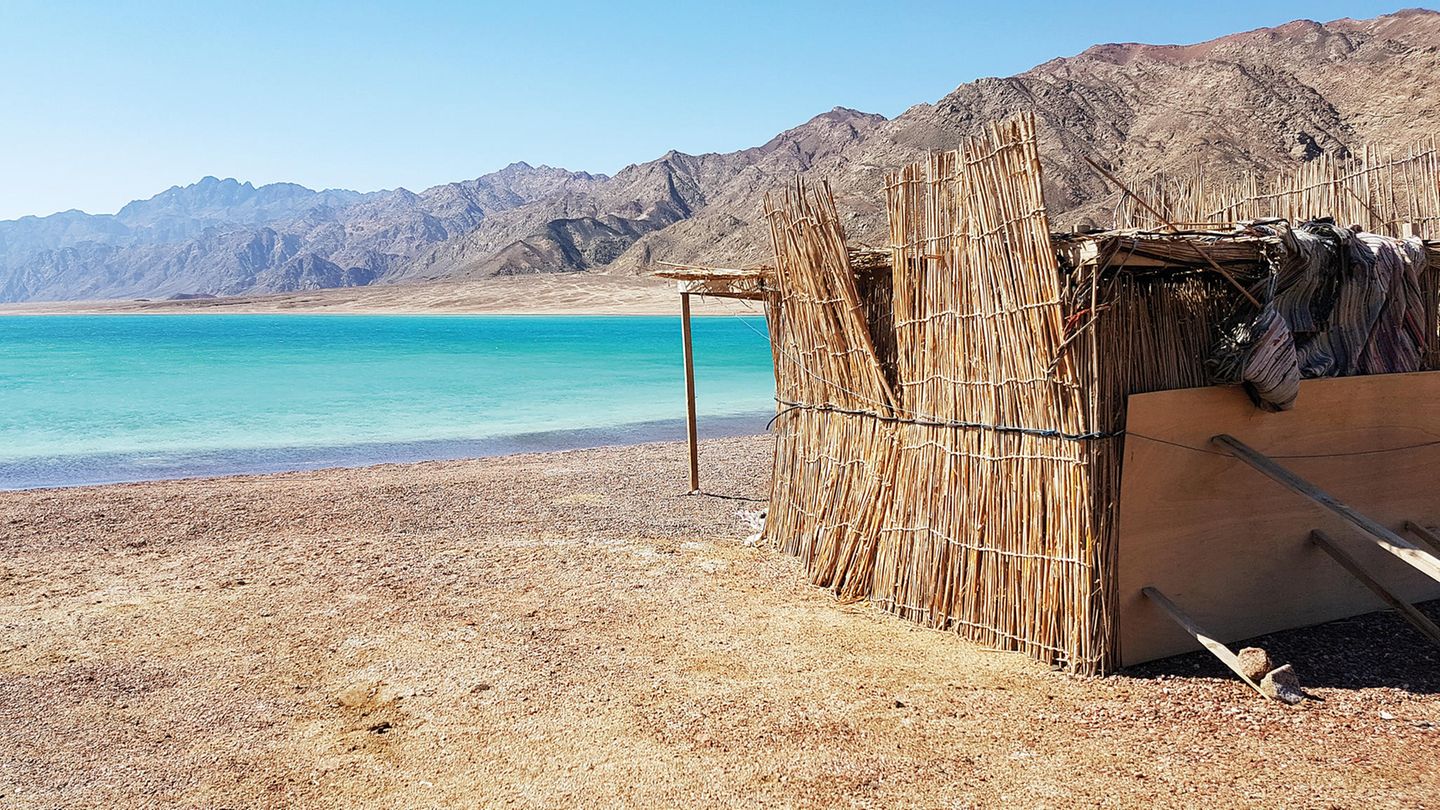 Für Nick Martin einer der wohl besten Spots zum Kitesurfen weltweit: die Blue Lagoon in Dahab