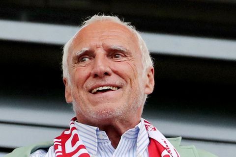 Dietrich Mateschitz im Jahr 2017 in der Leipziger Red-Bull-Arena 