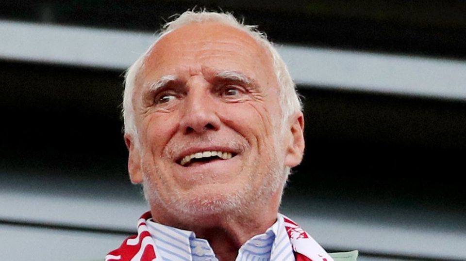 Dietrich Mateschitz im Jahr 2017 in der Leipziger Red-Bull-Arena 