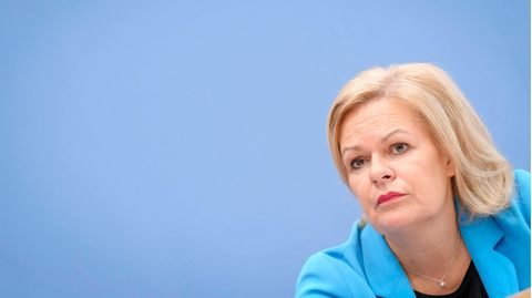 Bundesinnenministerin Nancy Faeser äußert sich zu den Protesten zum Nahost-Konflikt