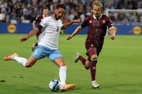 Sagiv Jehezkel im Trikot der Nationalmannschaft Israels