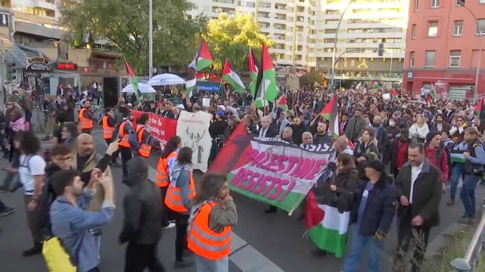 Video: Friedliche Pro-palästinensische Demonstrationen weltweit
