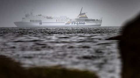 Fähre "Marco Polo" vor der schwedischen Küste