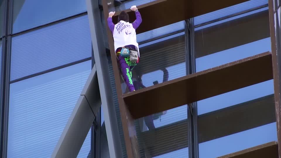 Video: Klettern für den Frieden