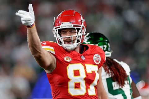 Sorgt nicht nur wegen seiner Beziehung mit Taylor Swift für Aufsehen: Travis Kelce