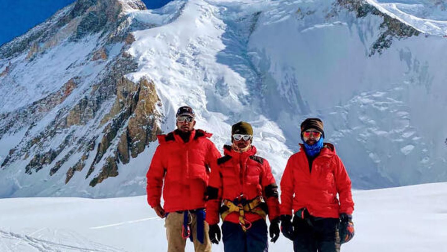 Bergsteiger im Himalaya