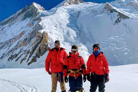 Bergsteiger im Himalaya
