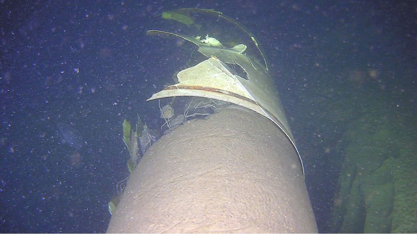 Schäden an der Ostseepipeline "Balticconnector"