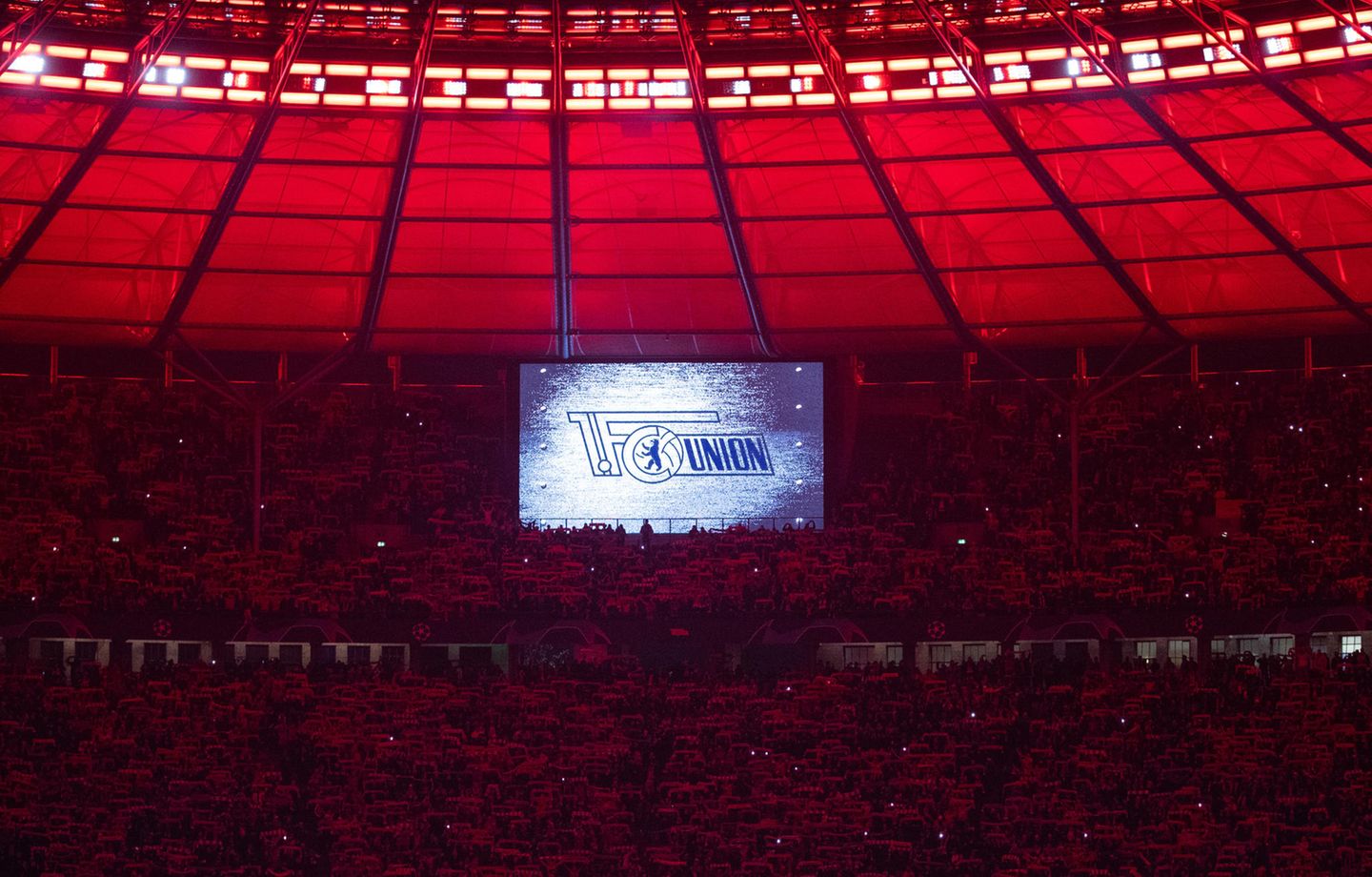 Die Kulisse im Berliner Olympiastadion war Champions-League-würdig