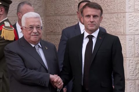Video: Westjordanland: Macron wirbt für Friedensinitiative