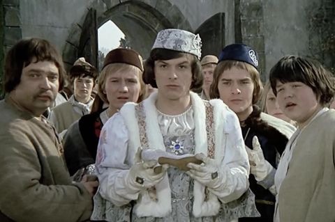 Eine Szene aus dem Kult-Märchenfilm "Drei Haselnüsse für Aschenbrödel"