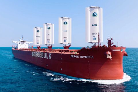 So soll die "Bereg Olympus" in Zukunft segeln.