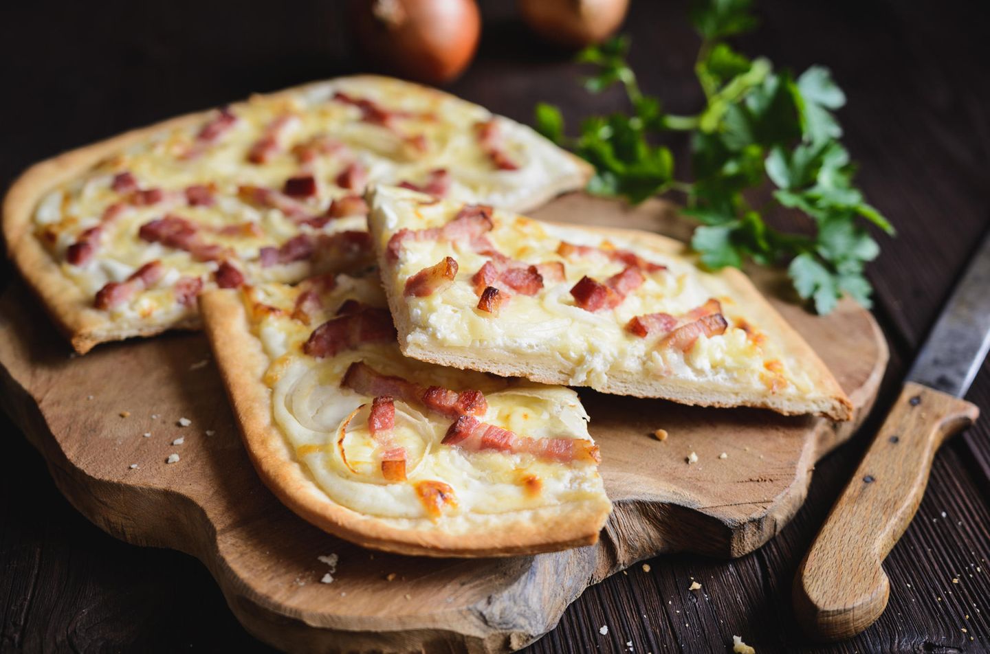 Schneller Flammkuchen Schneller Flammkuchen