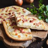 Schneller Flammkuchen