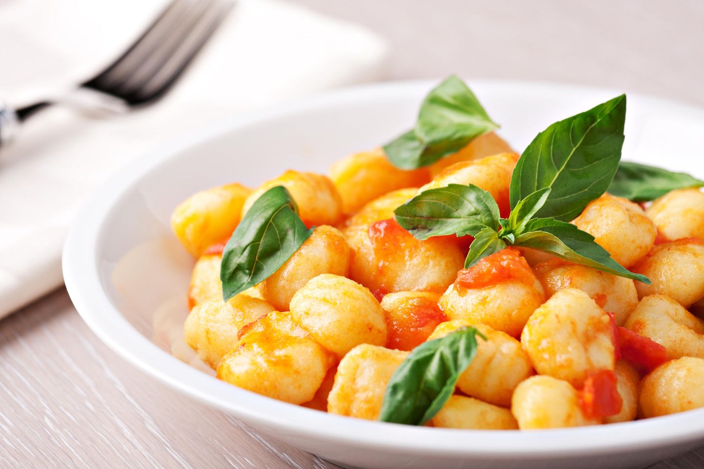Gnocchi mit Tomate Mozzarella