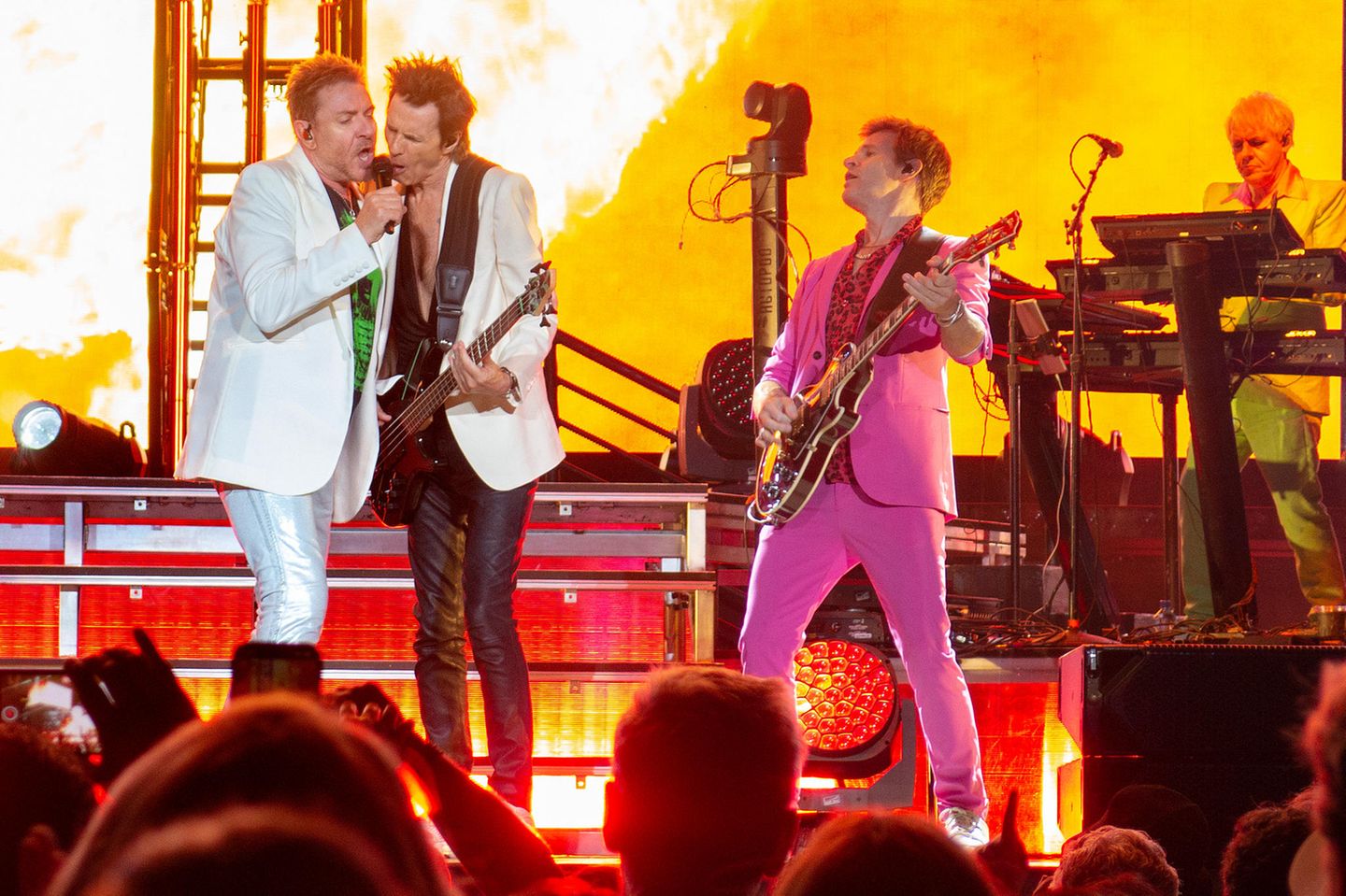 Duran Duran kürzlich während ihrer US-Tour auf der Bühne