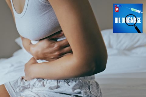 Eine Frauleidet seit Jahren unter starken Regelschmerzen und hat Blut im Stuhl