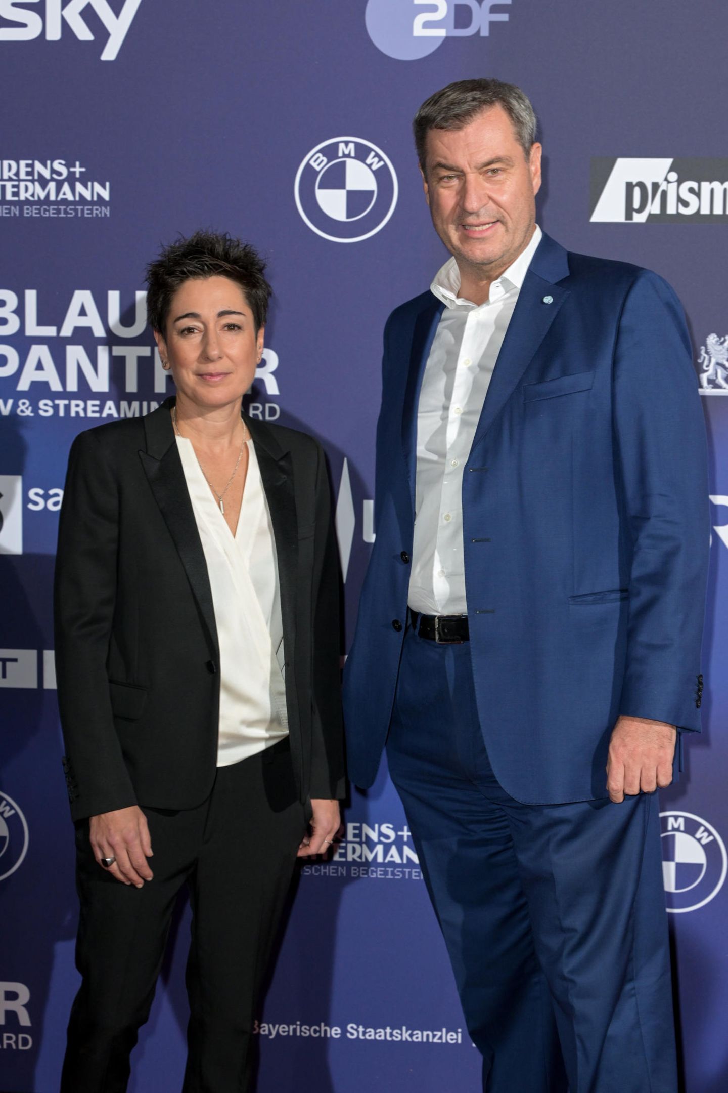 Dunja Hayali und Markus Söder