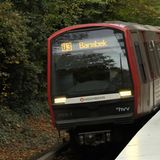 U-Bahn in Hamburg in Richtung Barmbek