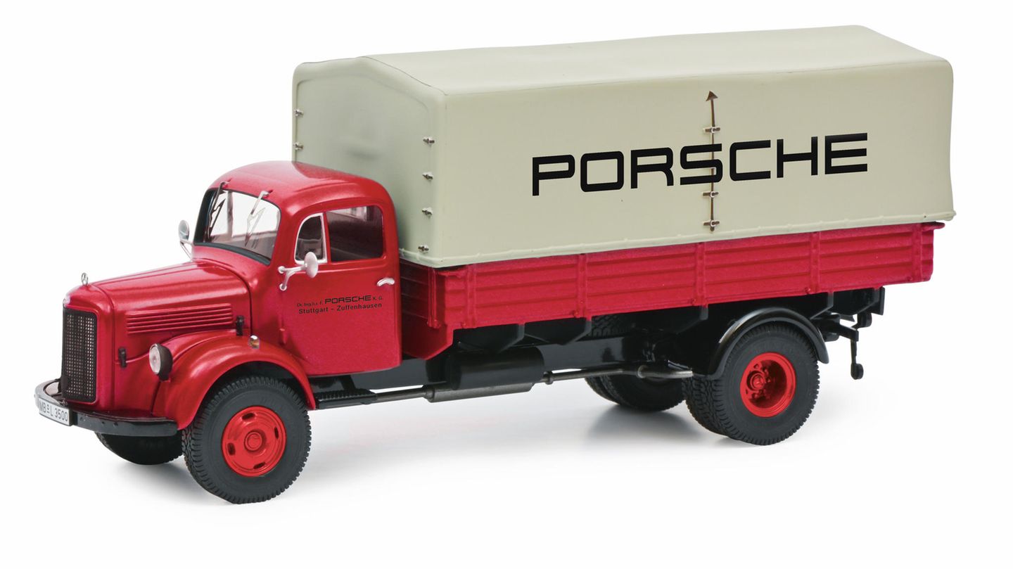 Sieger Kategorie C   Sammeln: 1:87 Nutzfahrzeuge  Mercedes-Benz L 3500  Schuco, Preis: 19,99 Euro