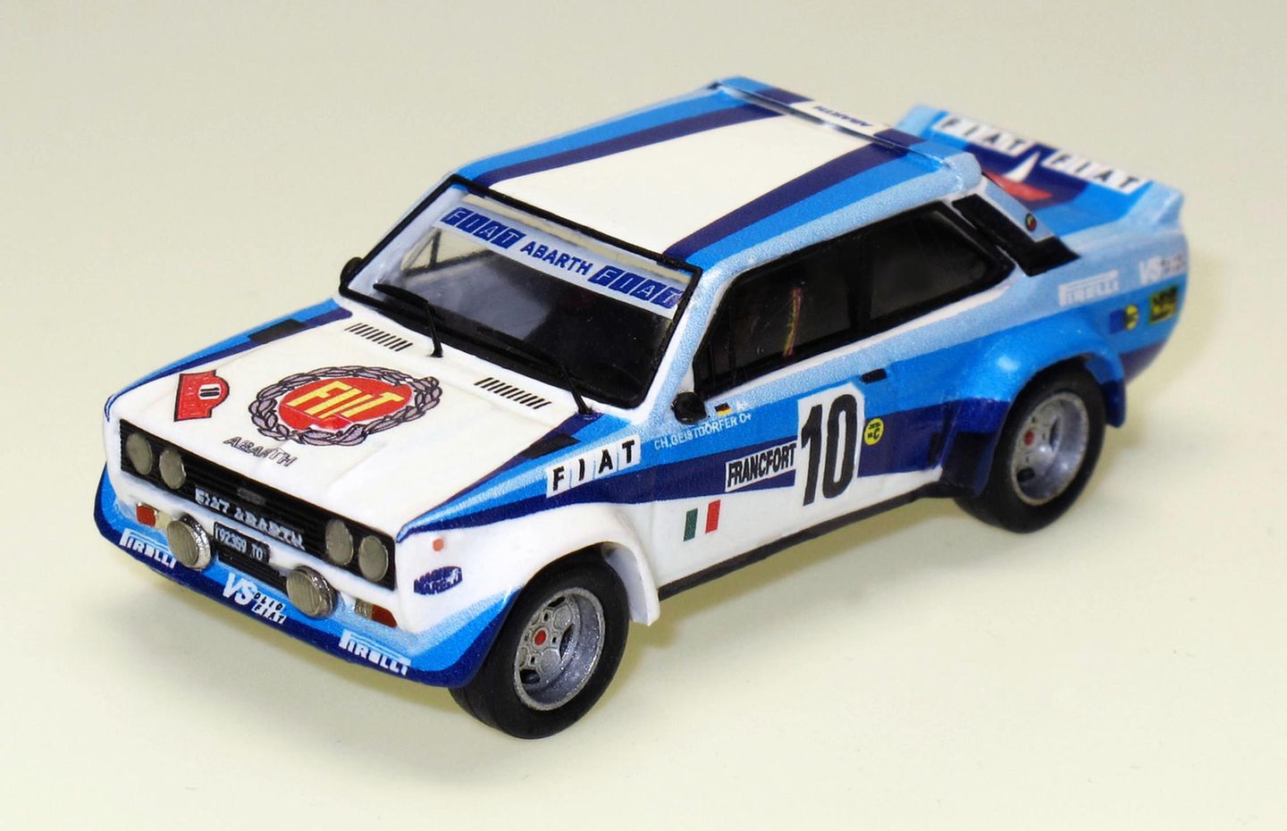 Sieger Kategorie N  Modellbau: Kleiner 1:25  Fiat 131 Röhrl/Geistdörfer  MTM in 1:87, Preis: 46 Euro