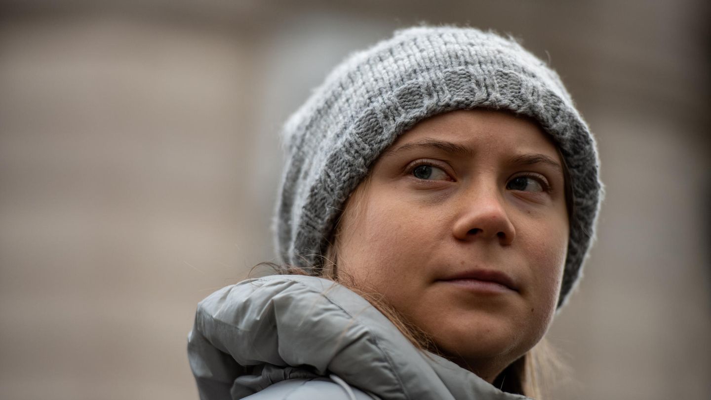 Klimaschutzikone Greta Thunberg vor zehn Tagen in London