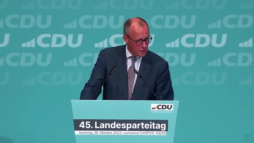 Video: Merz: "Wir stehen in den Umfragen gut da" Video: Merz: "Wir stehen in den Umfragen gut da"