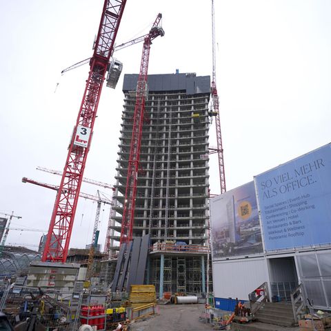 "Elbtower"-Baustelle in Hamburg