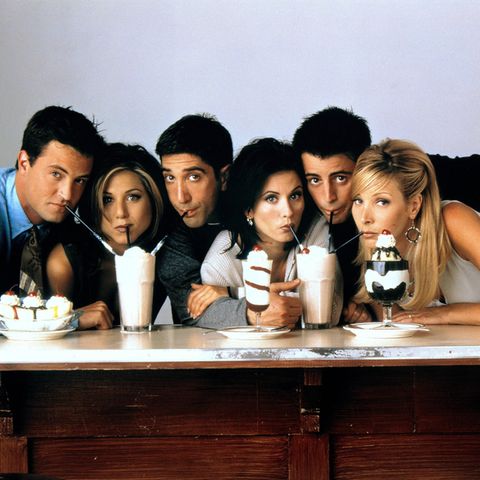 Die Serie Friends machte sie weltberühmt: Mathew Perry (von links),Jennifer Aniston,David Schwimmer, Courteney Cox, Matt LeBlanc und Lisa Kudrow
