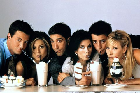 Die Serie Friends machte sie weltberühmt: Mathew Perry (von links),Jennifer Aniston,David Schwimmer, Courteney Cox, Matt LeBlanc und Lisa Kudrow