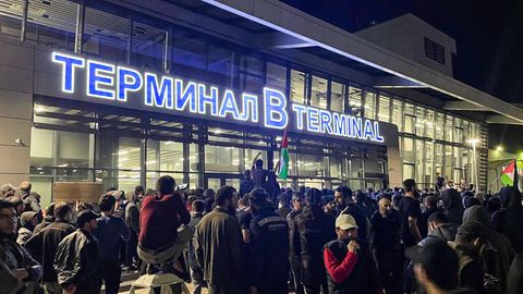 Terminal B des Flughafens von Machatschkala in Dagestan